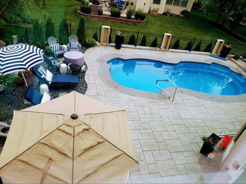 The Knoxville Medium Pool - Installed in Wilmington, NC