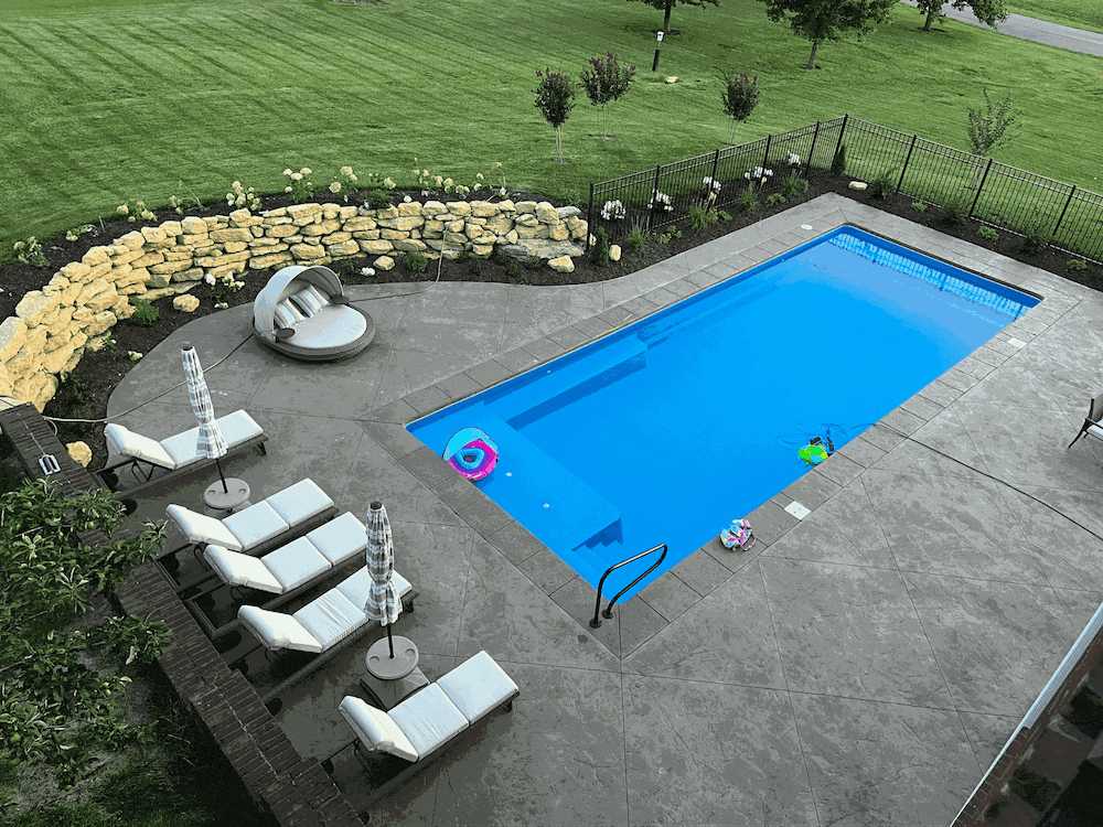 The St. Louis Large Pool - Installed in Raleigh, NC