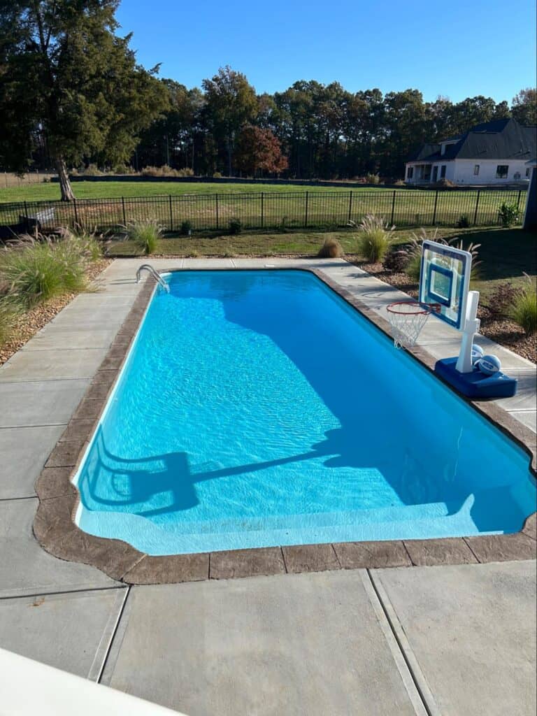 The Vegas Large Pool - Installed in Greensboro, NC