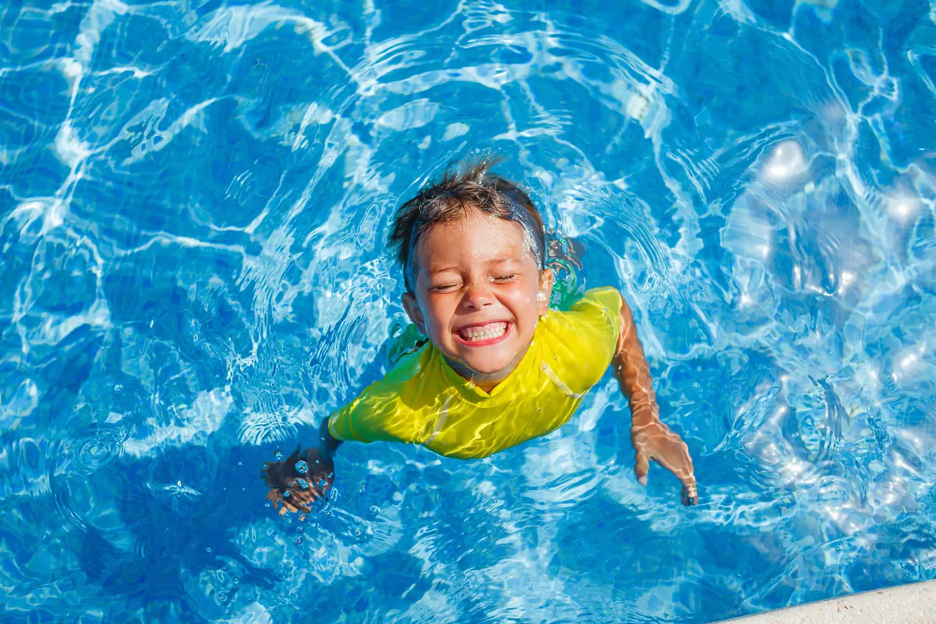 Child in Pool