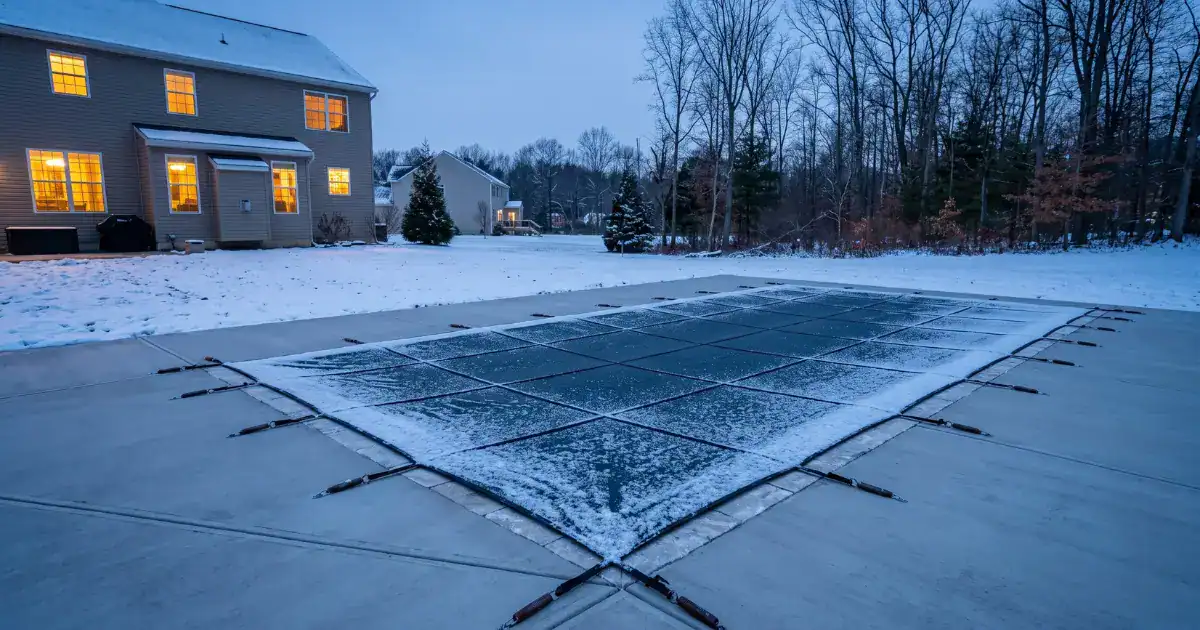 Featured image for “Cold-Climate Showdown: How Fiberglass and Concrete Handle Freeze-Thaw Cycles”