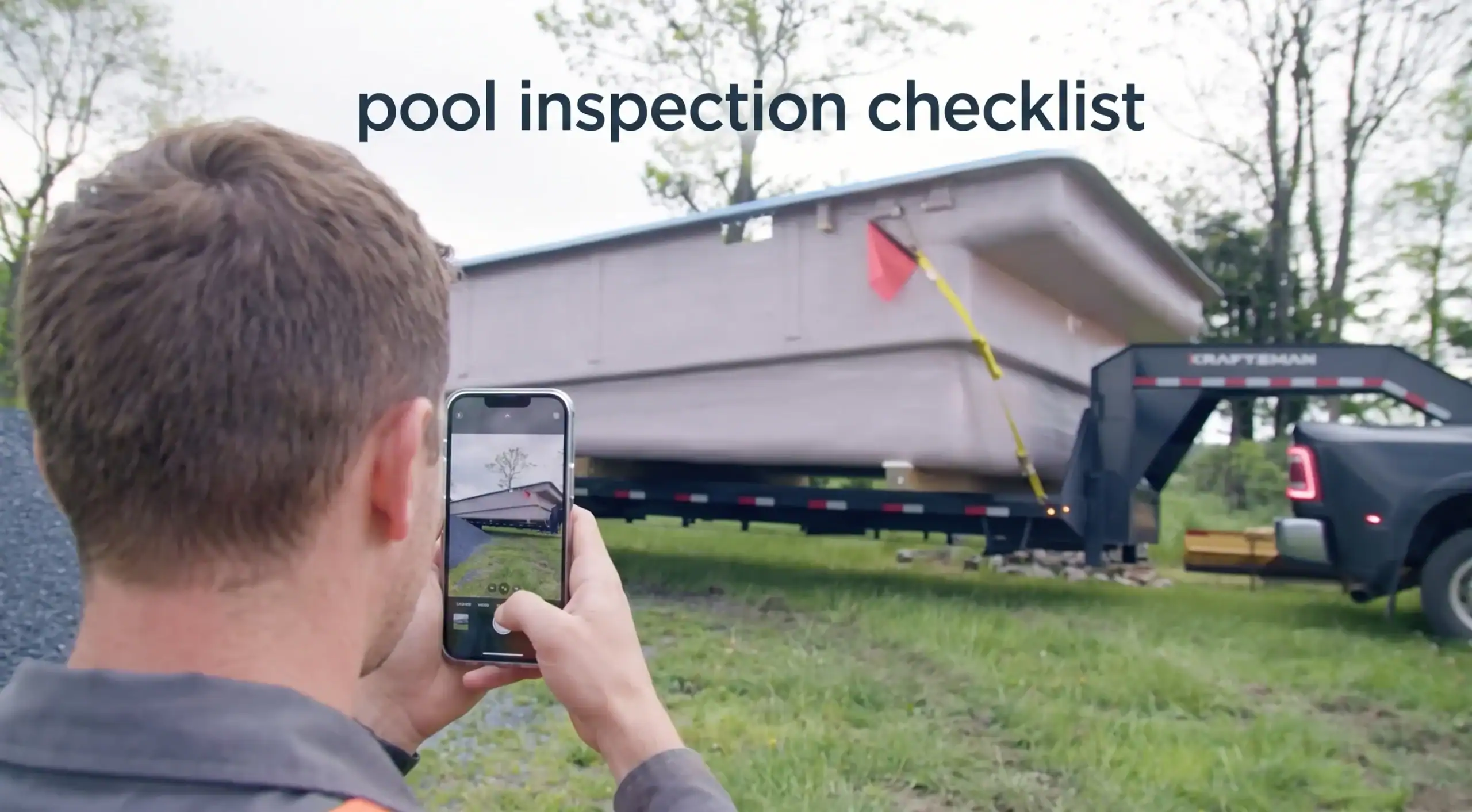 Featured image for “Delivery Day Checklist: How to Inspect Your Fiberglass Pool Shell”