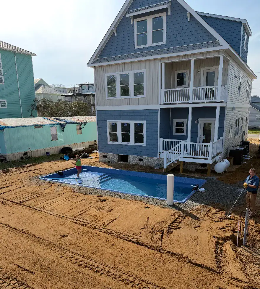 Sandy install done by Pool Brokers USA