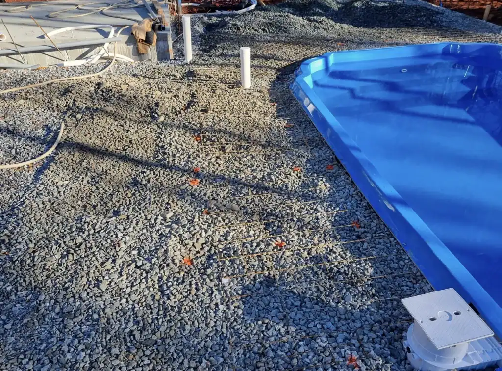 fiberglass pool grading
